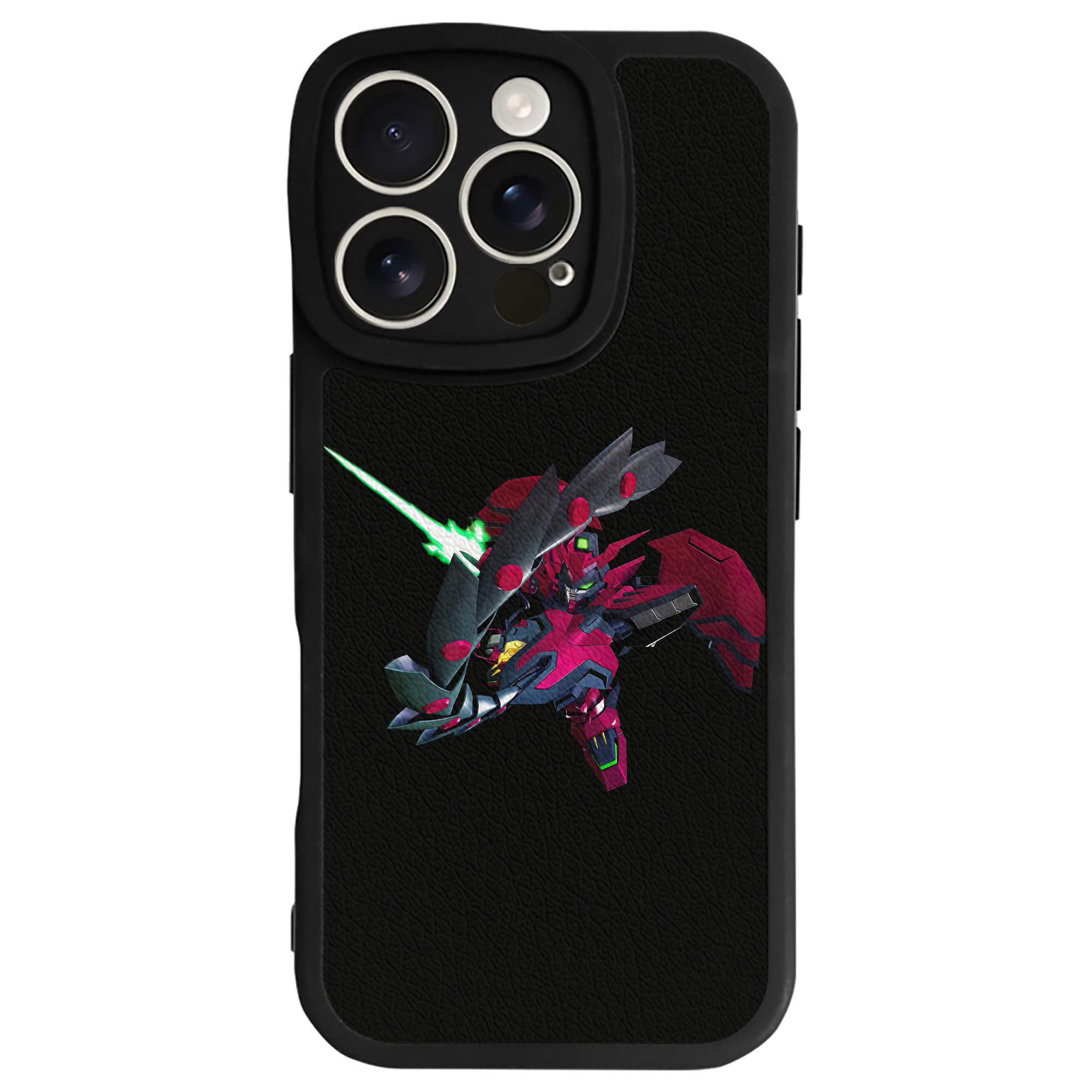 （画像用） 機動戦士ガンダム Mobile Suit Gundam 【iPhone 16シリーズ対応】シリコンスマホケース（レザー調） 材質：シリコン